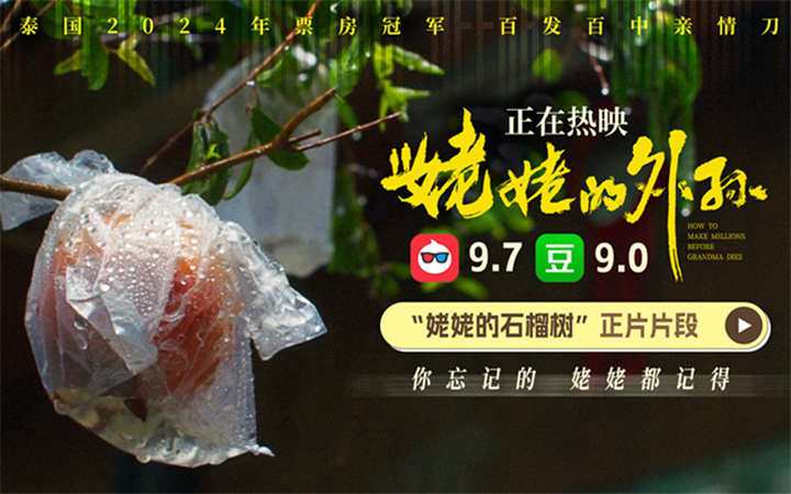 豆瓣9分！《姥姥的外孙》曝“姥姥的石榴树”片段 亲情刀百发百中口碑人传人